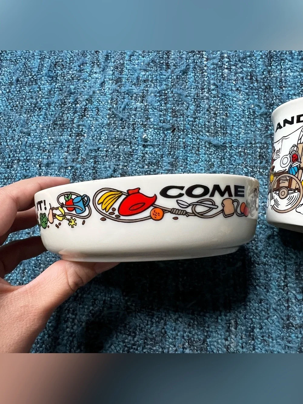 Gorham Mickey Mouse Walt Disney Tea Cup and Small Plate Fine China Set Western